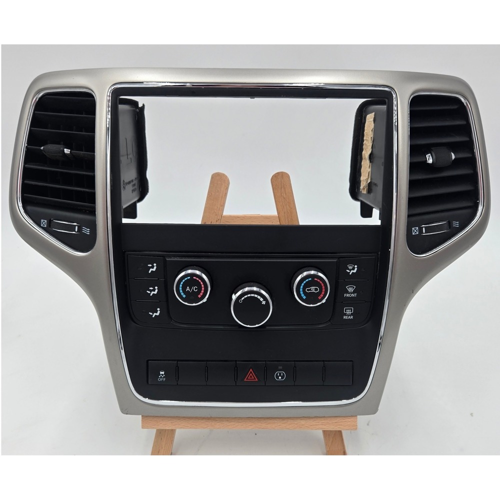 11-13 Jeep Grand Cherokee Radio Climate Control Bezel Vents OEM 55111833AM